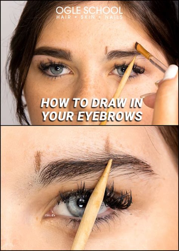 How to draw eyebrow arch?