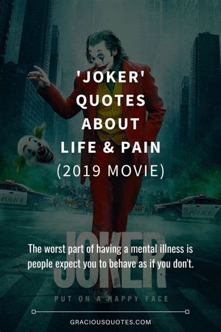 35 best Joker quotes about life and love