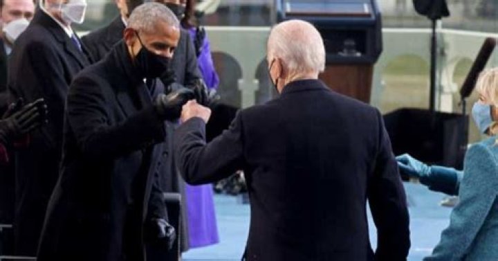 Pictures show Joe Biden appearing to wear bulletproof vest during inauguration