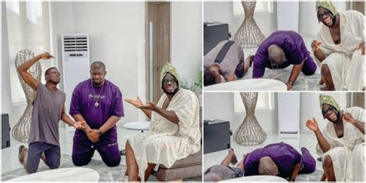 I’ve Never Come Across Such Level of Humility, Craze Clown Hails Don Jazzy As Ace Producer Prostrates for Him