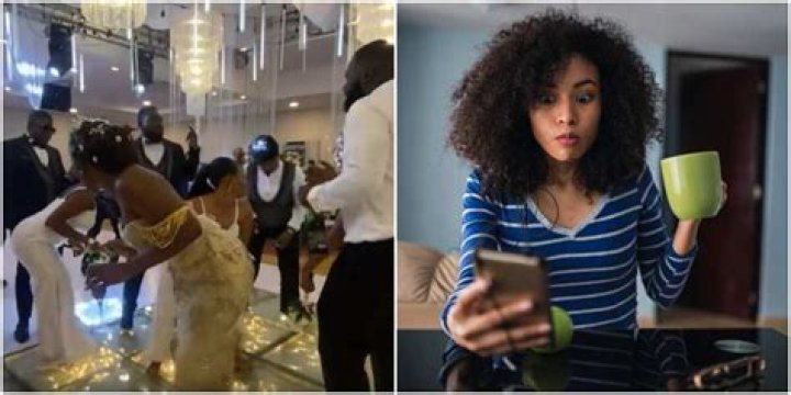 Bridesmaid Steals Show at Lady's Wedding with Dance Moves, Twerks Barefooted on Man in Video, Many React