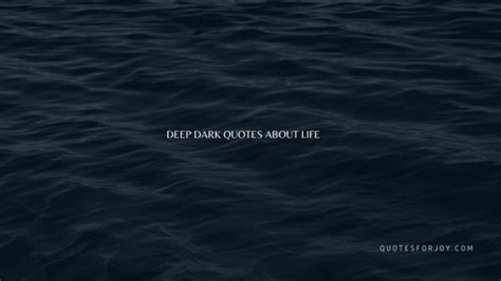 100+ deep dark quotes and sayings about life, love and pain