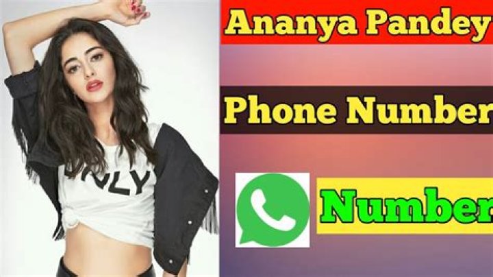 Ananya Pandey Phone Number WhatsApp Number Contact Num Mobile