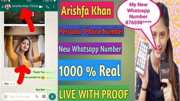 Arishfa Khan Phone Number, WhatsApp Number, Office Phone Number
