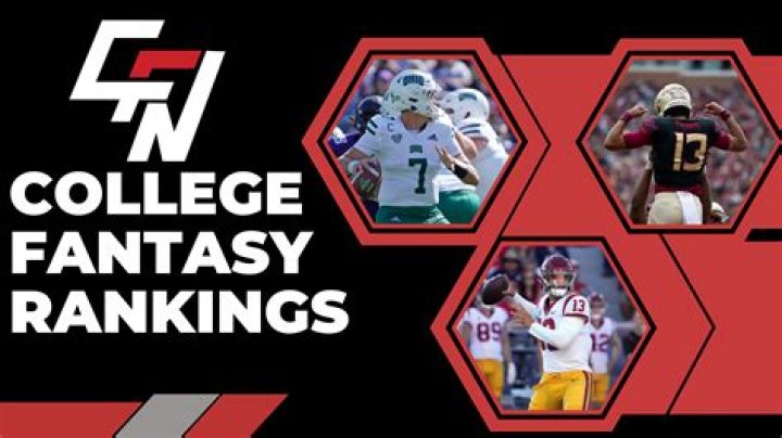 College Fantasy Football Rankings: CFN's Positional Rankings Updated Weekly