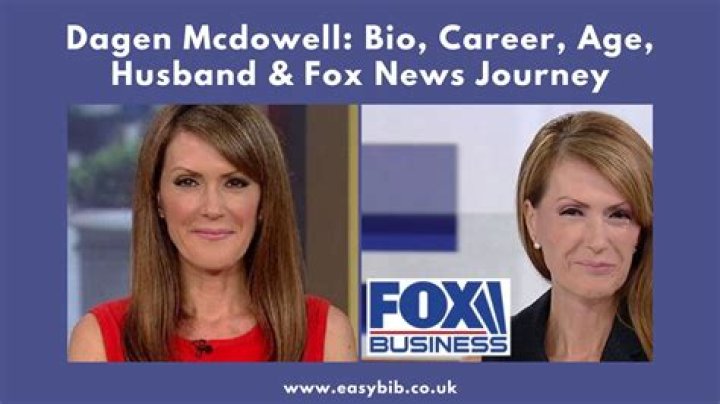 Inside Fox News Anchor Dagen Mcdowell's Married Life, Family and Net Worth