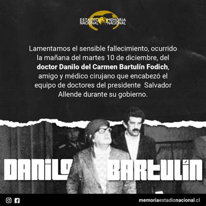 Salvador Allende Doctor Danilo Bartulin Wikipedia And Age