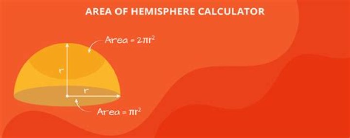 An hemisphere has a radius 5