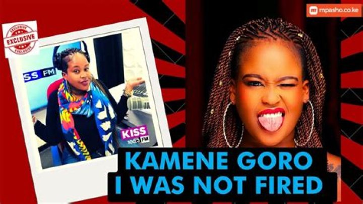 Is Kamene Goro Fired? Where Is She Going After Leaving