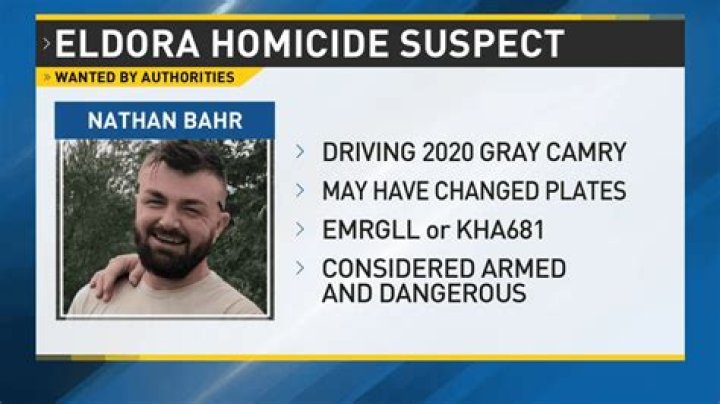 Where Is Nathan Bahr Eldora Iowa Now? Homicide Suspect