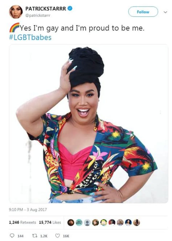 Patrick Starrr's Wiki Unfolds Gender, Age and Net Worth