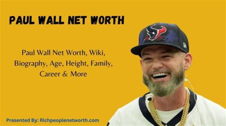 Paul Wall Net Worth – How Much is Paul Wall Worth?