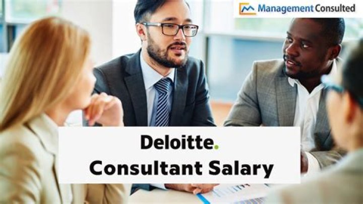 Salary of Senior Consultant at Deloitte