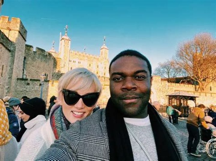 Sam Richardson and his girlfriend