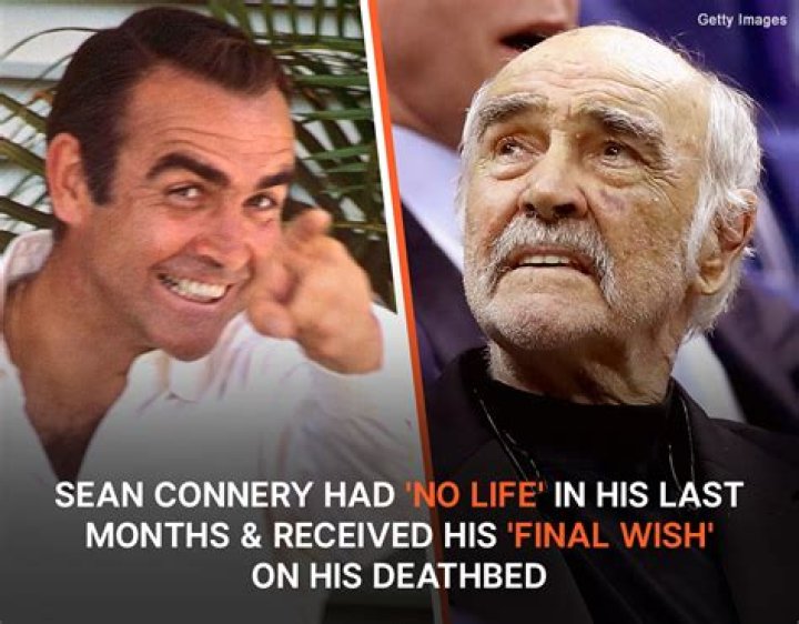 Sean Connery Health And Illness Before Death