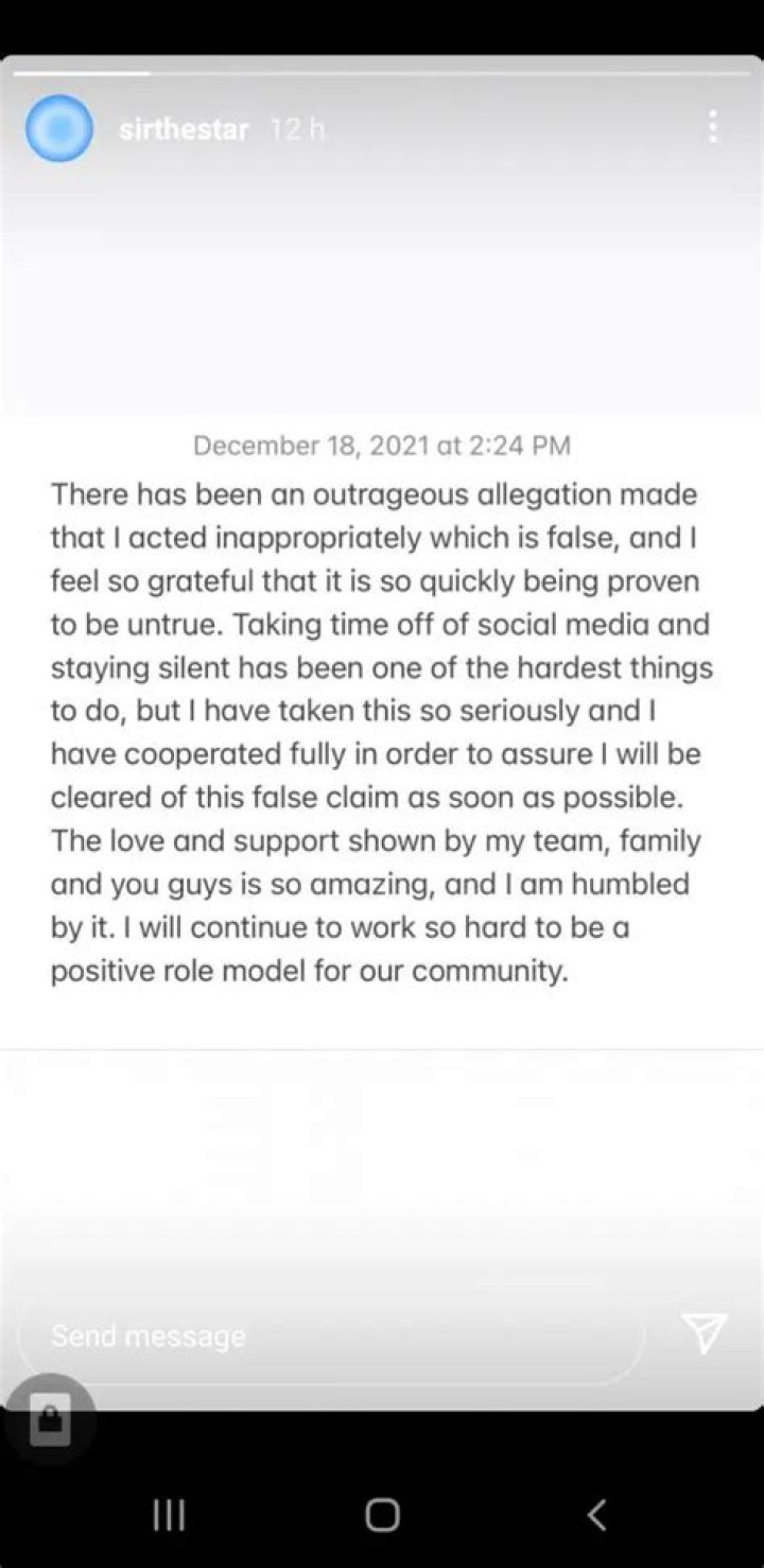 Sir ‘sirthestar’ Carter Breaks Silence after JeffTheMVP’s Sexual Assault Allegations