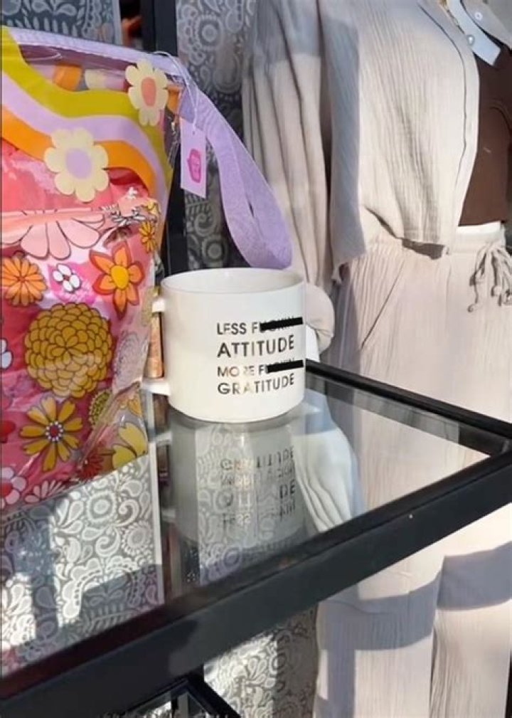 Woman Upset by "Offensive" Mug at a Boutique Store