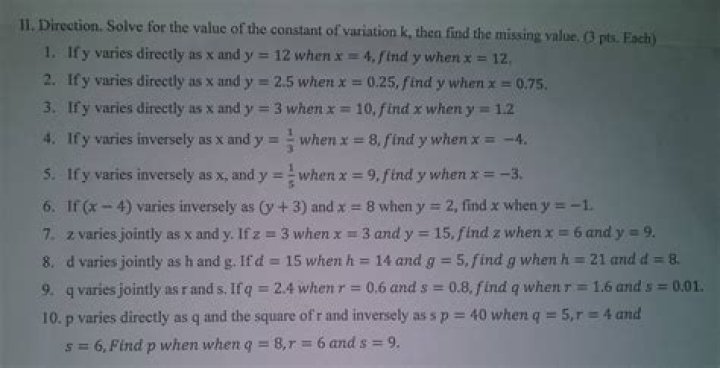 z varies jointly as x and y. If z=3 when x=3 and y=15, find z when x=6 and y=9